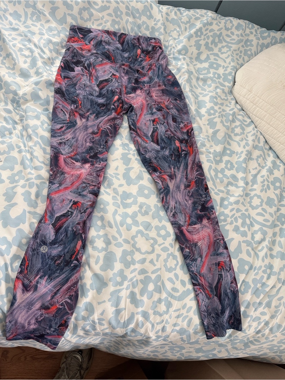 lululemon athletica Purple, Pink & Red Swirl Leggings